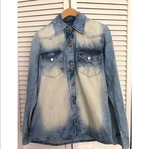 Jeans long sleeve shirt